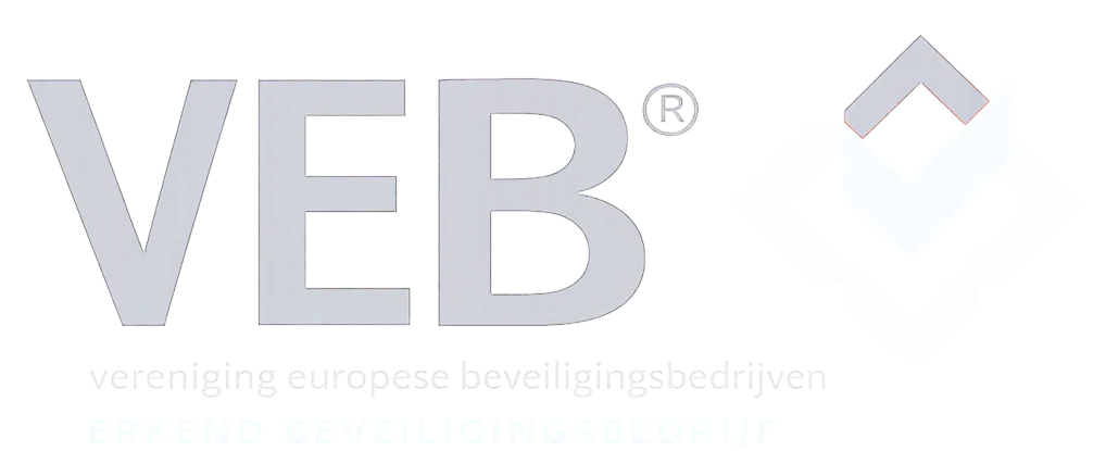 Logo van de VEB, erkend beveiligingsbedrijf